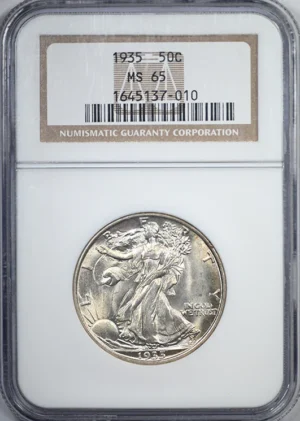 1935 Walking Liberty Half Dollar