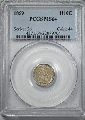 1859 Liberty Seated Half Dime