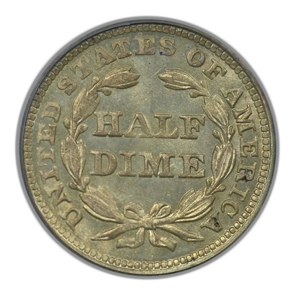 1859 Liberty Seated Half Dime H10C PCGS MS64 - Image 4