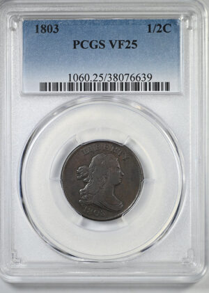1803 Draped Bust Half Cent