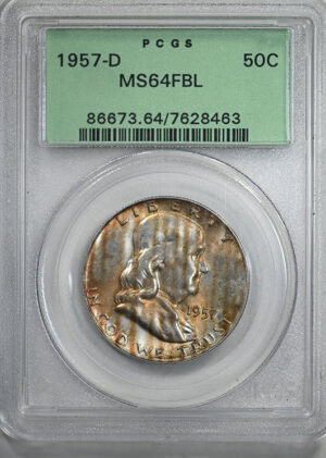 1957-D Franklin Half