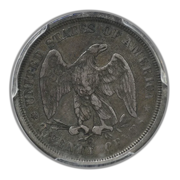 1875-S Twenty Cent Piece 20C PCGS VF35 - Image 4