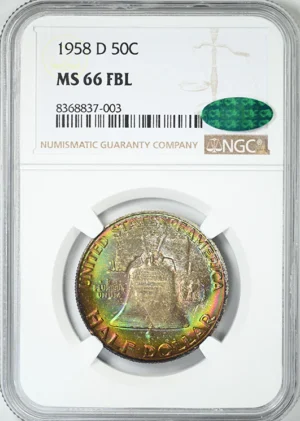 1958-D Franklin Half Dollar