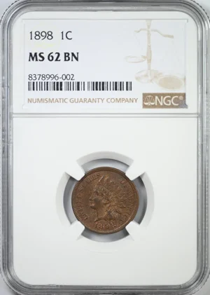 1898 Bronze Indian Head Cent