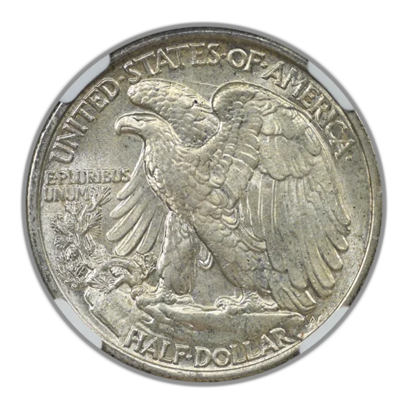 1934 Walking Liberty Half Dollar 50C NGC MS62 - Image 4