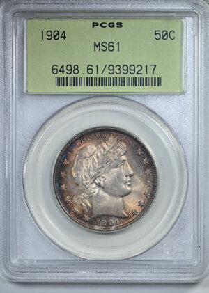 1904 Barber Half Dollar