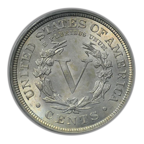 1891 Liberty V-Nickel 5C PCGS MS63 OGH - Image 4