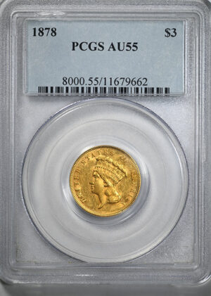1878 Indian Princess Gold