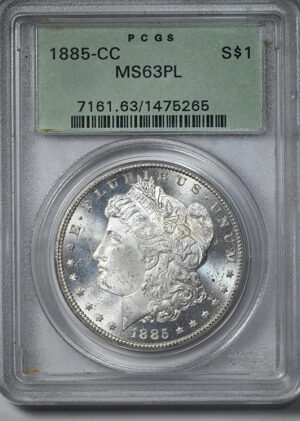 1885-CC Morgan Dollar