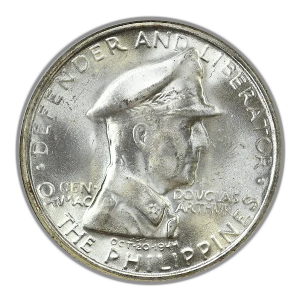 1947-S USA Philippines Peso NGC Fatty MS64 - Douglas MacArthur - Image 3