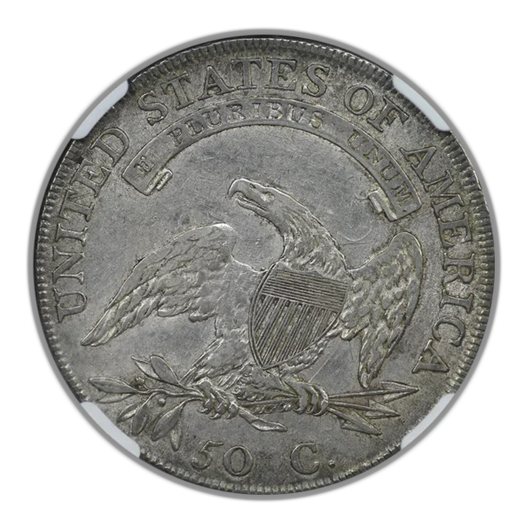 1807 Capped Bust Half Dollar 50C NGC AU53 - Image 3