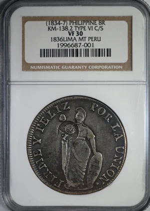 (1834-7) Philippines 8R Reales