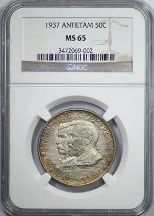 1937 Antietam Classic Commemorative Half Dollar 50C NGC MS65