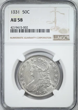 1831 Capped Bust Half Dollar