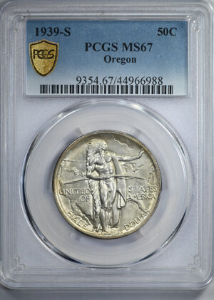 1939-S Oregon Trail Classic Commemorative Half Dollar