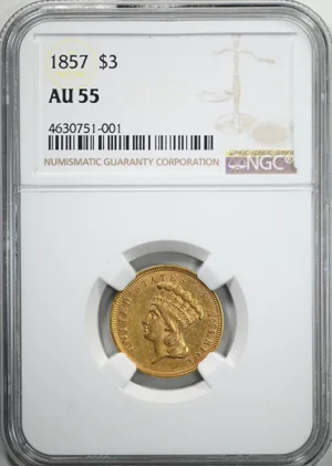 1857 Indian Princess Gold