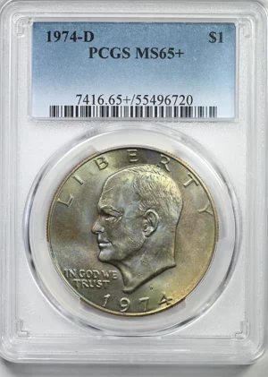 1974-D Clad Eisenhower Ike Dollar