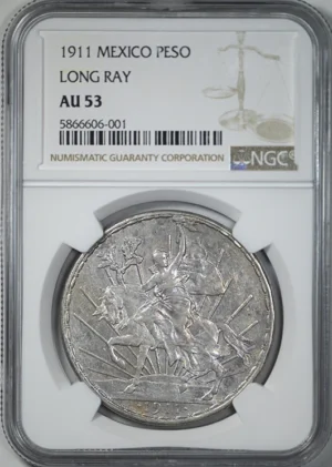 1911 Mexico Silver
