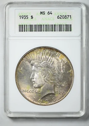 1935 Peace Dollar