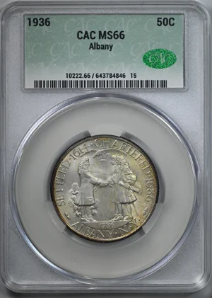 1936 Albany Classic Commemorative Half Dollar