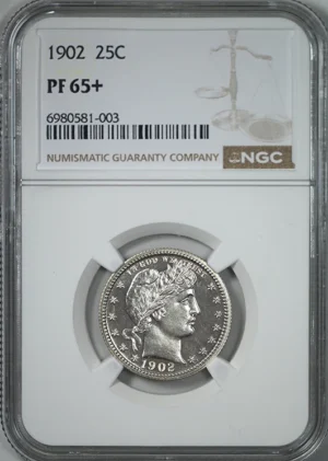 Proof Barber Quarter