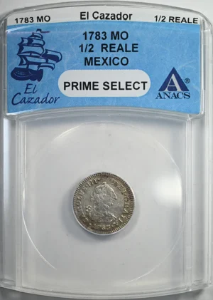1783 MO Mexico 1/2R Reale ANACS