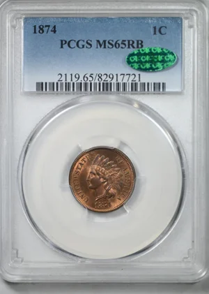 1874 Indian Head Cent