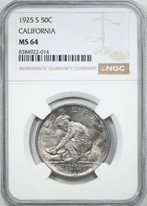 1925-S California Classic Commemorative Half Dollar