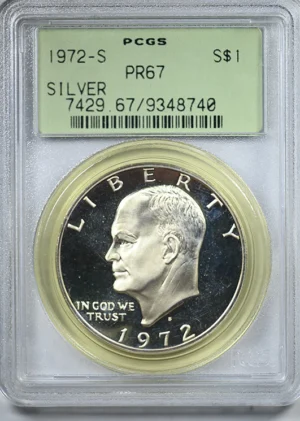 1972-S Proof Silver Eisenhower