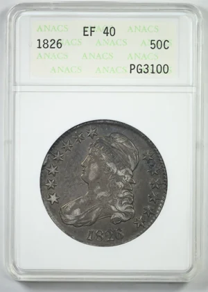 1826 Capped Bust Half Dollar